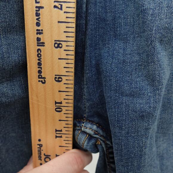 Free People Denim Jumpsuit SZ XS Zip Up Long Sleeve Collared Workwear Utility - Picture 9 of 11